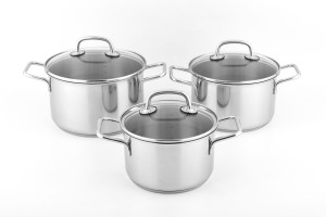 GARNKI ZESTAW 6CZ. NOIS ZE STALI NIERDZEWNEJ CARSO ELEGANCE