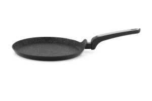 Patelnia Do Naleśników 26cm NOIS Silver z Powłoką Nieprzywierającą Greblon C 3+