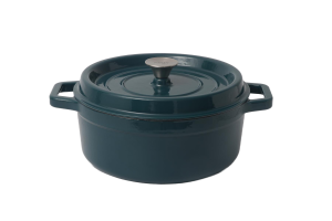 Garnek Żeliwny Okrągły NOIS 24 cm morski Tierra