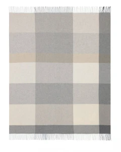 Koc wełniano-kaszmirowy 130x170 cm Biederlack Pleasant Stone