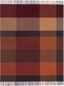 Koc wełniano-kaszmirowy 130x170 cm Biederlack Pleasant Ruby