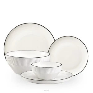 Serwis obiadowy porcelanowy dla 6 osób STELLA