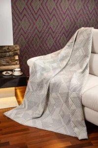 Koc 150/200 cm pryzmat cotton cloud