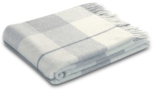 Pled 130/170 cm wełniany quito natur biederlack