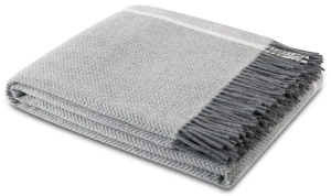 Pled wełniany 130x170 cm Biederlack Herringbone Wool