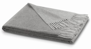 Pled 130x170 cm bawełniano - akrylowy biederlack graphit