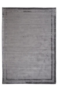 Dywan frame steel grey ręcznie wykonany carpet decor