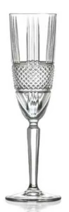 Kieliszki kryształowe RCR Brillante do szampana 190 ml