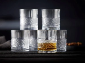 Szklanki kryształowe RCR Brillante whisky 340 ml (6 sztuk)