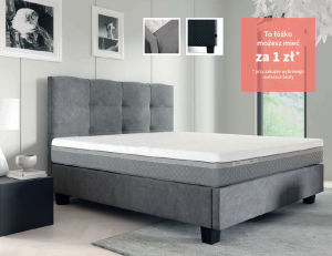 Łóżko sealy tailor 3:0 za 1 zł przy zakupie materaca sealy w regularnej cenie