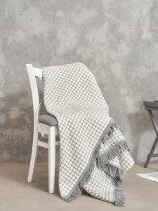 Koc 150/200 cm romby cotton cloud