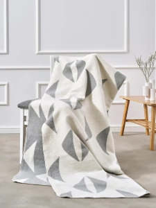 Koc 150/200 cm rogaliki cotton cloud